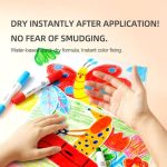 mideer: szybkoschnące, miękkie, zmywalne kredki (8 kolorów) - obrazek 3