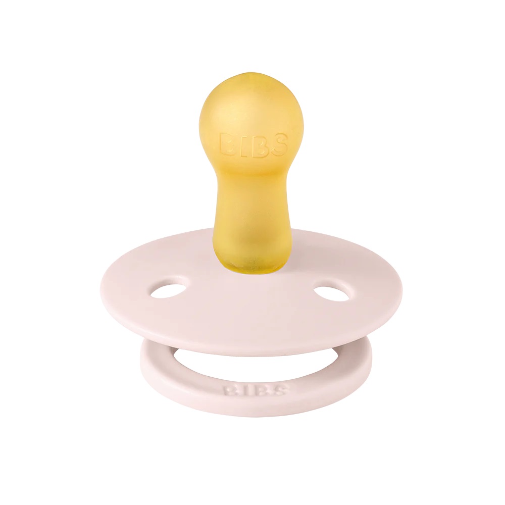 BIBS: COLOUR smoczek uspokajający kauczuk Hevea 2-pack PALE BUTTER & PETAL M - obrazek 2