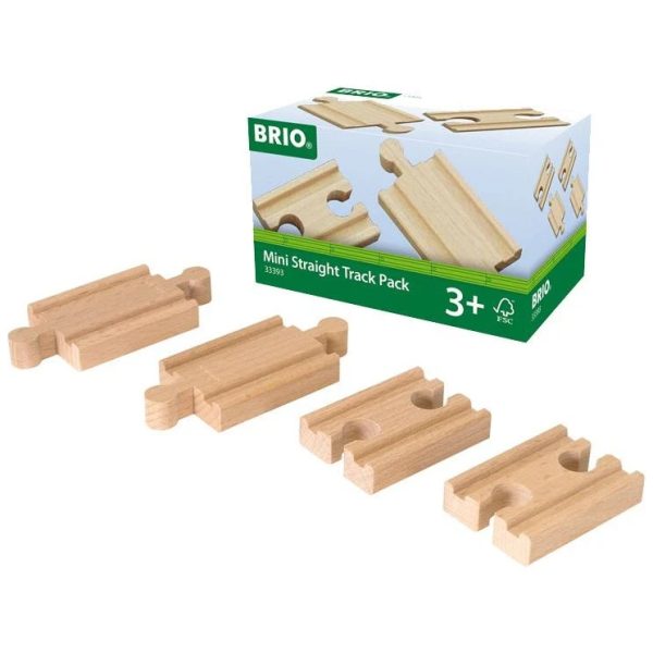 BRIO World - Zestaw Tory Proste Krótkie łączniki typ B