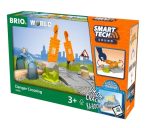 BRIO World - Smart Tech Przejazd Kolejowy Uwaga Niebezpieczeństwo
