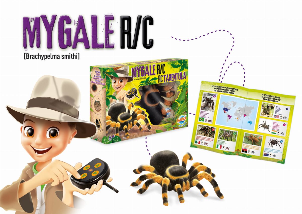 Buki: zdalnie sterowany pająk Tarantula 6+ - obrazek 3