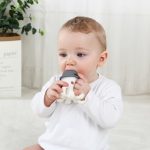 Mombella Gryzak Zabawka Ośmiornica Grey - obrazek 2