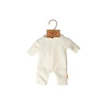 Miniland: beżowa piżama z czapeczką dla lalki 38 cm - obrazek 2