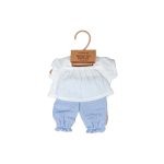 Miniland: spodnie i bluzka na ciepłą pogodę dla lalki 38 cm - obrazek 2