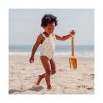 Miniland: ECO zestaw do piaskownicy mega łopatka + grabki Chłodne Kolory - obrazek 2