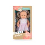 Miniland: lalka dziewczynka Europejka 38 cm Ciemny Blond My Friends & Me - obrazek 2