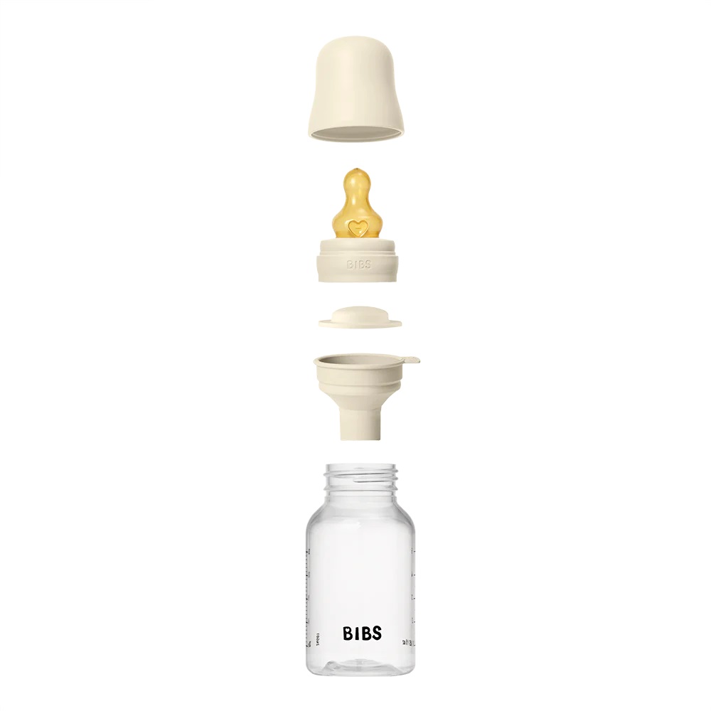 5016216_5713795265343_BIBS_BabyBottle_Latex_1pack150ml_F1_Ivory_4_1000x1000_33f3048d-2056-4901-8cb0-bbd5d0134678 BIBS: antykolkowa butelka PLASTIC PP 150ml smoczek kauczuk IVORY - obrazek 3