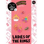 OMY X Gallimard®: zestaw kreatywny Ladies of the Rings 4+ / pierścionki i wisiorki