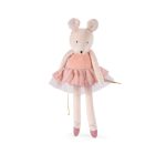 Moulin Roty: Maskotka różowa myszka SZKOŁA TAŃCA / Ecole de Danse