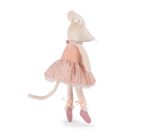 Moulin Roty: Maskotka myszka Anna w pudełku SZKOŁA TAŃCA / Ecole de Danse - obrazek 2