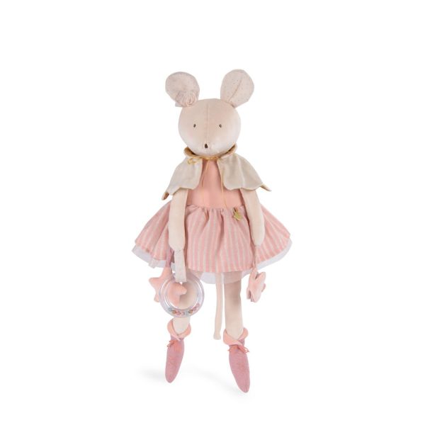 Moulin Roty: Maskotka aktywizująca myszka 57cm SZKOŁA TAŃCA / Ecole de Danse