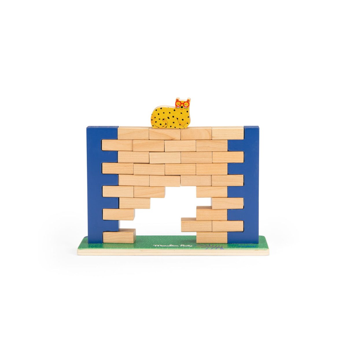 Moulin Roty: Gra zręcznościowa DREWNIANY MUR 3+ Les Toupitis - obrazek 4