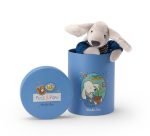 Moulin Roty: Maskotka piesek PILOU w pudełku / Puce & Pilou