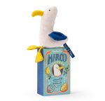Moulin Roty: Maskotka - grzechotka mewa MARCO w pudełku / Puce & Pilou