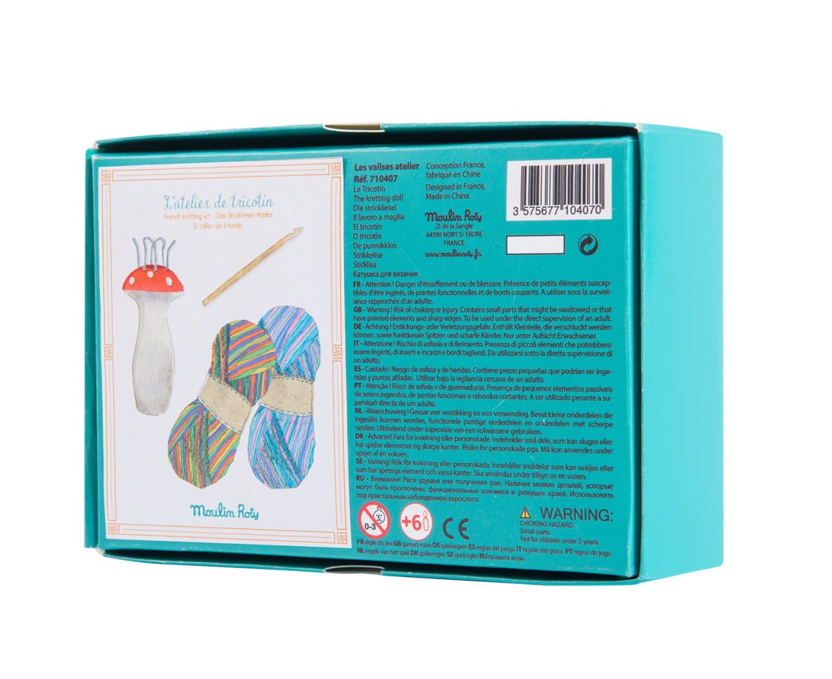 Moulin Roty: Zestaw do warsztatów dziewiarskich 6+ - obrazek 2