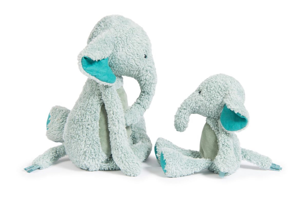 Moulin Roty: Mały pluszowy słoń 28cm / LES BABA BOU - obrazek 3