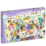 Djeco: Puzzle obserwacja URODZINY 54 el.