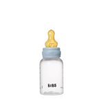 BIBS: antykolkowa butelka PLASTIC PP 150ml smoczek kauczuk BABY BLUE - obrazek 3