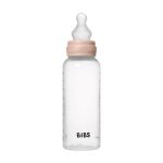 BIBS: antykolkowa butelka PLASTIC PP 270ml smoczek silikon BLUSH - obrazek 2