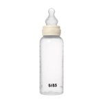 BIBS: antykolkowa butelka PLASTIC PP 270ml smoczek silikon IVORY - obrazek 2