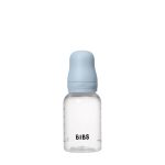 BIBS: antykolkowa butelka PLASTIC PP 150ml smoczek kauczuk BABY BLUE