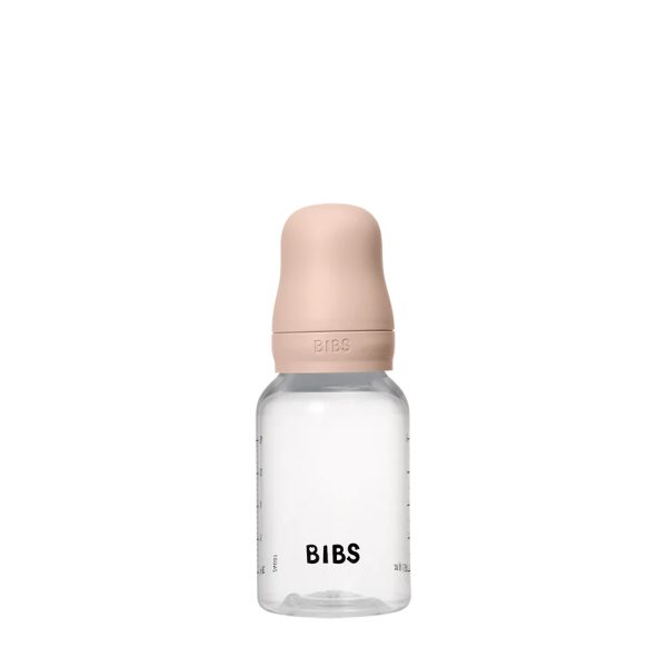 BIBS: antykolkowa butelka PLASTIC PP 150ml smoczek kauczuk BLUSH