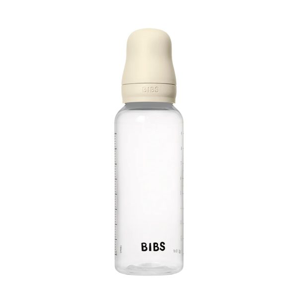 BIBS: antykolkowa butelka PLASTIC PP 270ml smoczek kauczuk IVORY