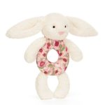 Jellycat: Króliczek „Berry” Grzechotka 18 cm