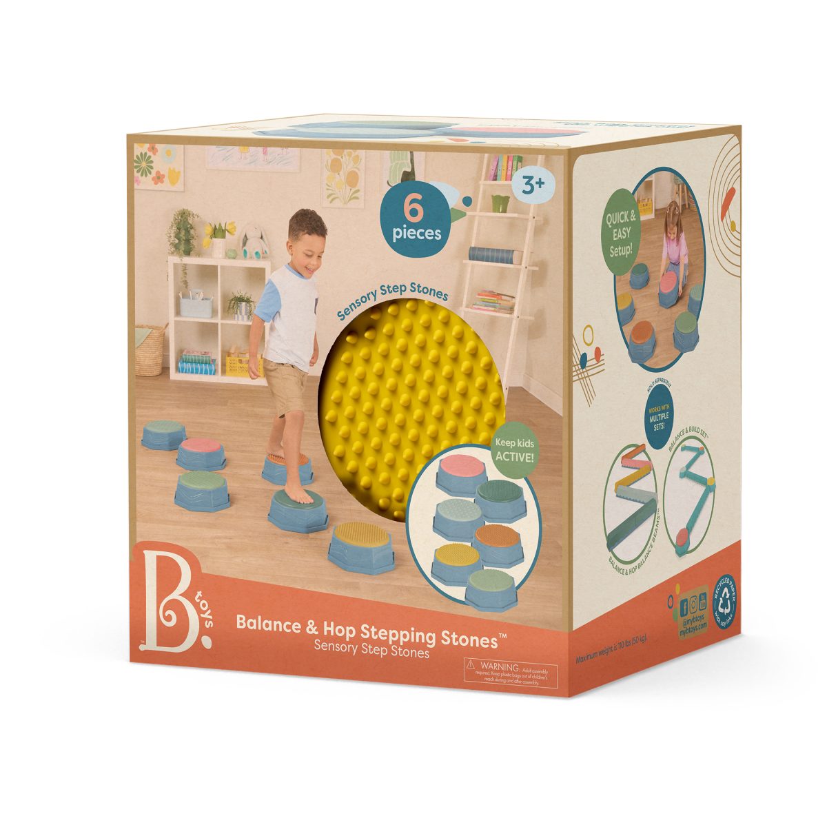 b.toys: Balance & Hop Stepping Stones – KAMIENIE SENSORYCZNE - obrazek 11