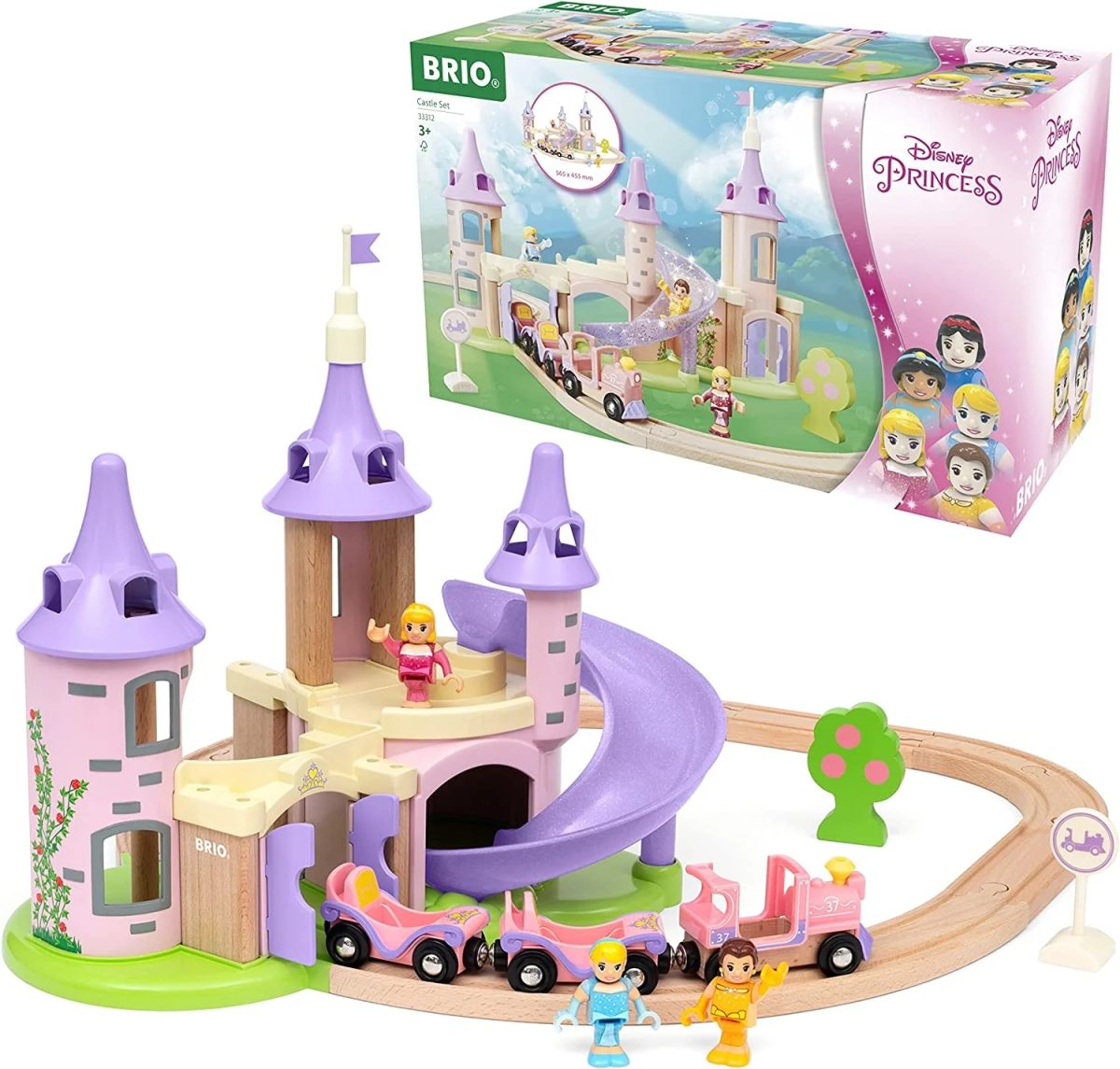 BRIO World - Disney Princess Zamek Księżniczki KOLEJKA - obrazek 1