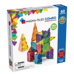 MAGNA-TILES: klocki magnetyczne COMBO microMAGS 62 el.