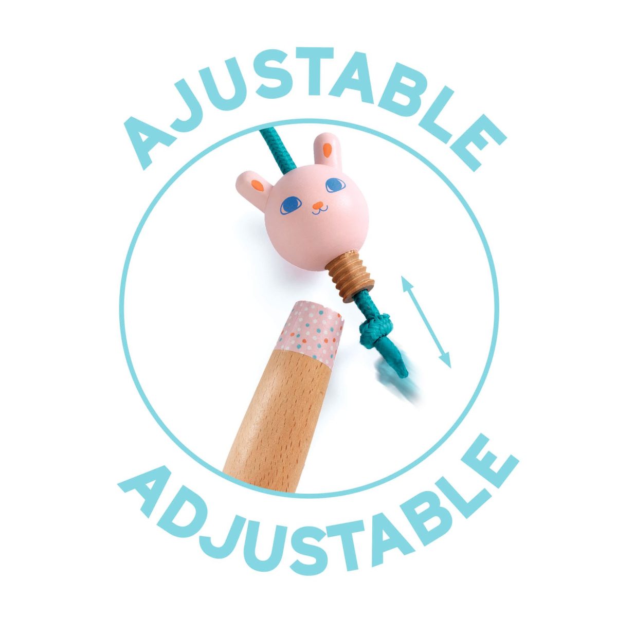 DJECO: Skakanka LEA, z możliwością regulacji - obrazek 3