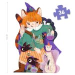 Djeco: Puzzle kartonowe gigant CZARODZIEJ PIO 36 el. - obrazek 2