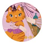 Djeco: Puzzle kartonowe gigant CZARODZIEJKA LILY 36 el. - obrazek 3