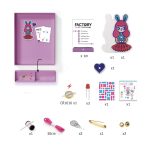 Djeco: Zestaw artystyczny przypinka BUNNY z LED 9+ - obrazek 2