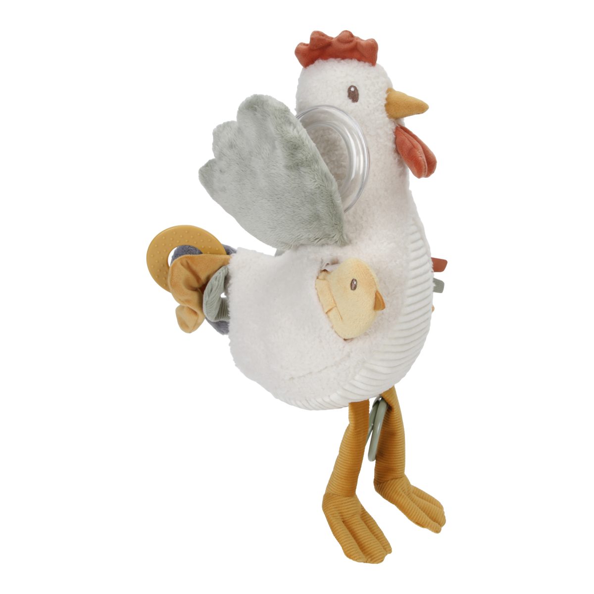 Little Dutch: przytulanka aktywizująca Little Farm 25 cm - obrazek 2