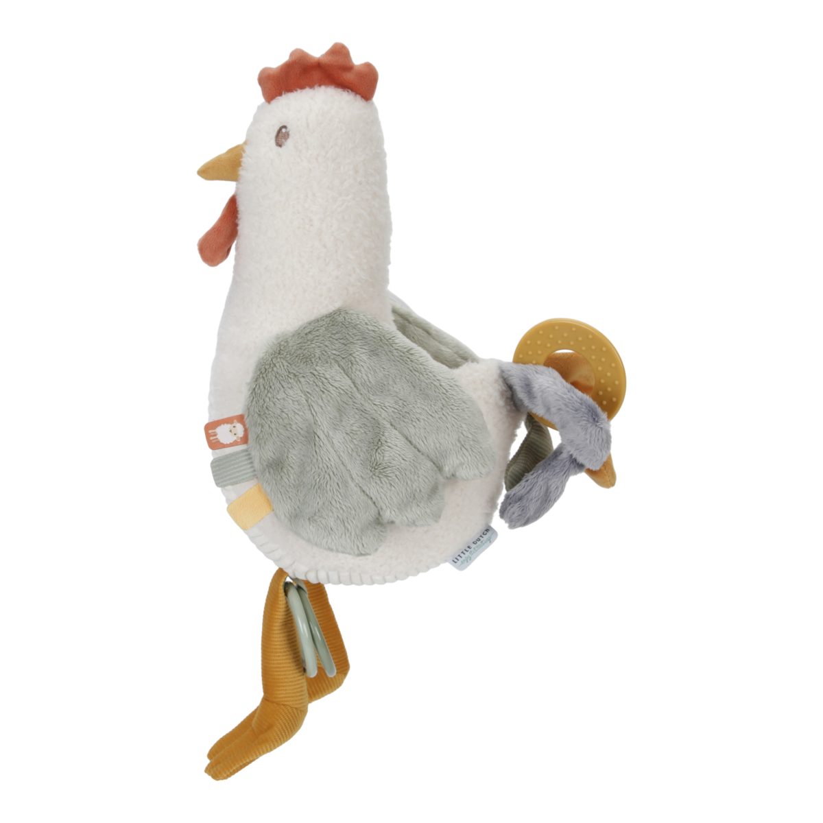 Little Dutch: przytulanka aktywizująca Little Farm 25 cm - obrazek 1