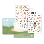 Little Dutch: naklejki na okno Rosa & Friends - obrazek 2