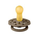 BIBS: BOHEME smoczek uspokajający kauczuk Hevea 2-pack VANILLA & DARK OAK M - obrazek 2