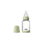 BIBS: antykolkowa butelka szklana 120ml smoczek silikon SAGE
