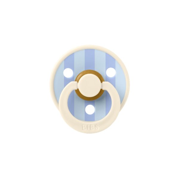 BIBS: smoczek uspokajający kauczuk Hevea IVORY/DUSTY BLUE S