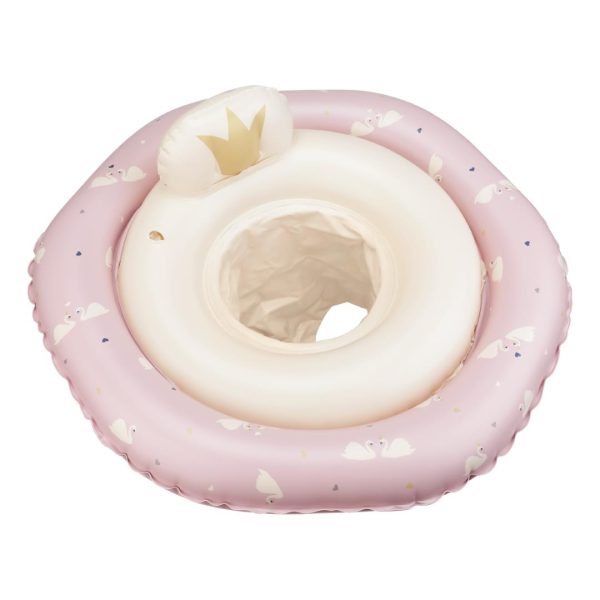 Vanilla Copenhagen: Koło do pływania Baby Rose Swan z siedziskiem