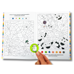 Kapitan Nauka: kolorowanie według kodu. Bazgraki i urocze zwierzątka - obrazek 2