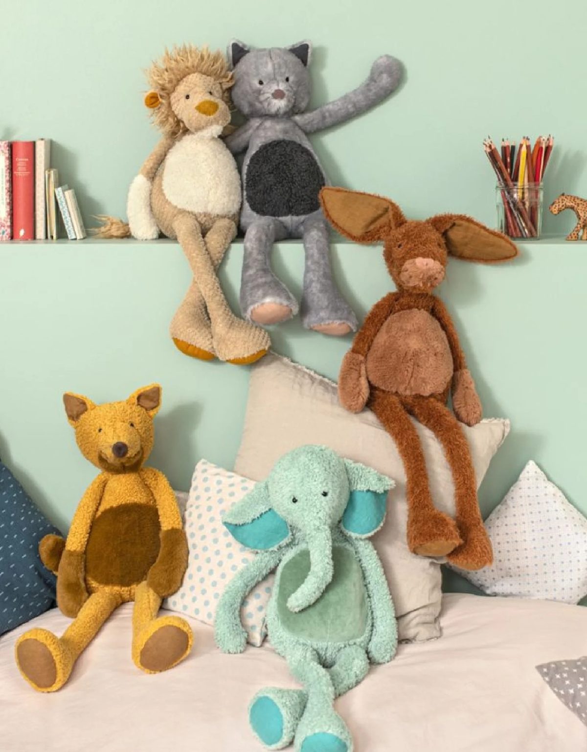 Moulin Roty: Mały pluszowy lis 29 cm / LES BABA BOU - obrazek 5