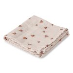 Vanilla Copenhagen: Kocyk muślinowy Swaddle Ladybug 100x100 cm