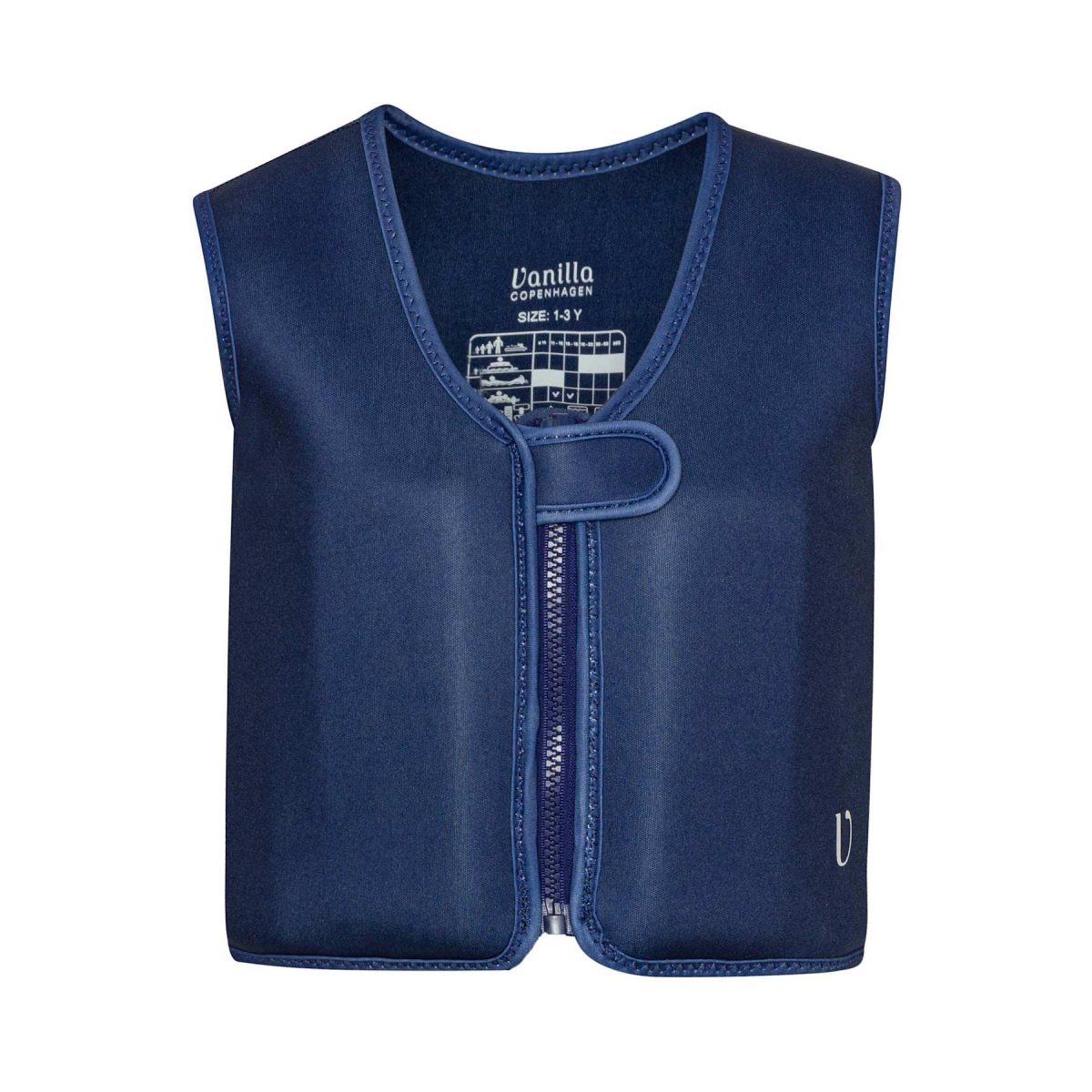 Vanilla Copenhagen: Kamizelka do pływania Neo Navy Skate Fish 1-3L, 11-20kg - obrazek 4