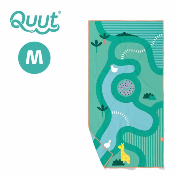 QUUT: Dwustronny ręcznik plażowy PlayTowels M (140 x 70cm) Safari