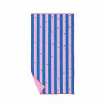QUUT Dwustronny ręcznik plażowy PlayTowels L (180 x 100cm) Lighthouse Cherry - obrazek 4