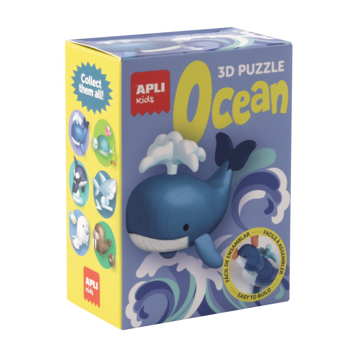 Apli Kids: puzzle 3D wieloryb - obrazek 1