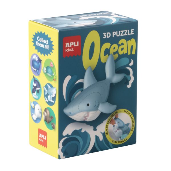 Apli Kids: puzzle 3D rekin